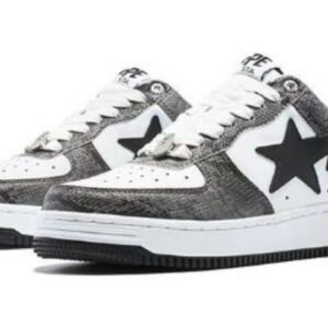 A BATHING APE Bape Sta ‘Black Snakeskin’
