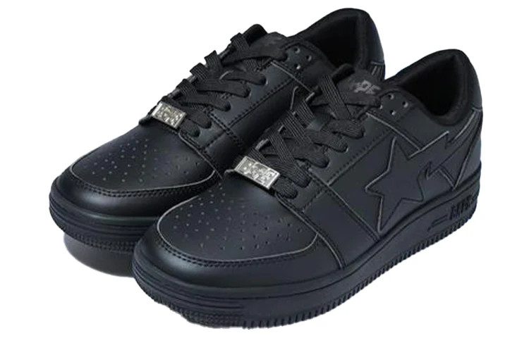 A BATHING APE Bape Sta Low 20Th Anniversary 'Triple Black' (foto 2)