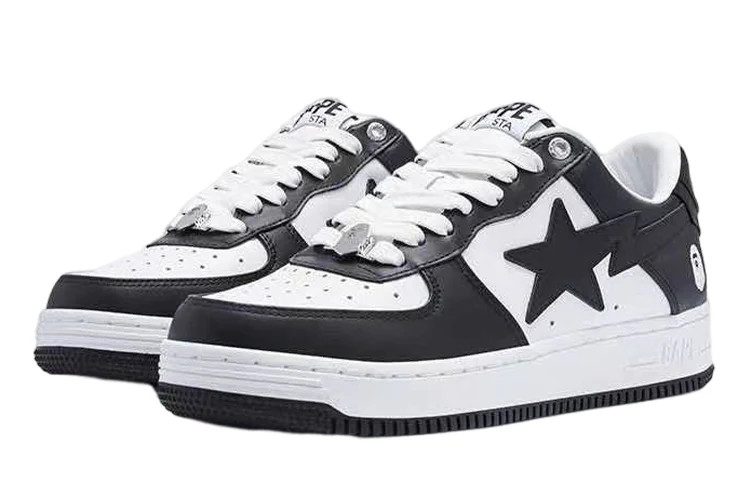 A BATHING APE Bape Sta Low 'Black White' (foto 4)