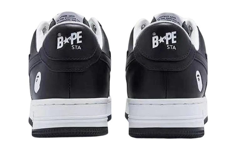 A BATHING APE Bape Sta Low 'Black White' (foto 3)
