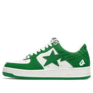 A BATHING APE Bape Sta Patent Leather ‘Green White’