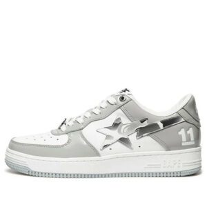 A BATHING APE Bape Sta ‘White Silver Grey’