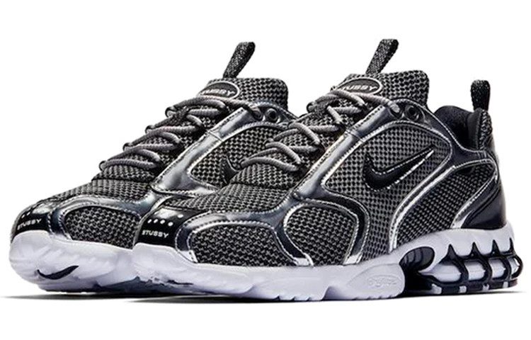Nike x Stussy Air Zoom Spiridon Caged 2 'Pure Platinum' (foto 5)