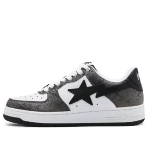 A BATHING APE Bape Sta ‘Black Snakeskin’