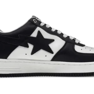 A BATHING APE Bape Sta Low ‘Black White’