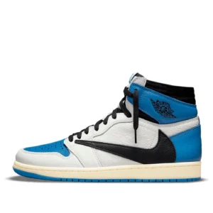 Jordan 1 Retro High OG SP Travis Scott x Fragment ’Military Blue’