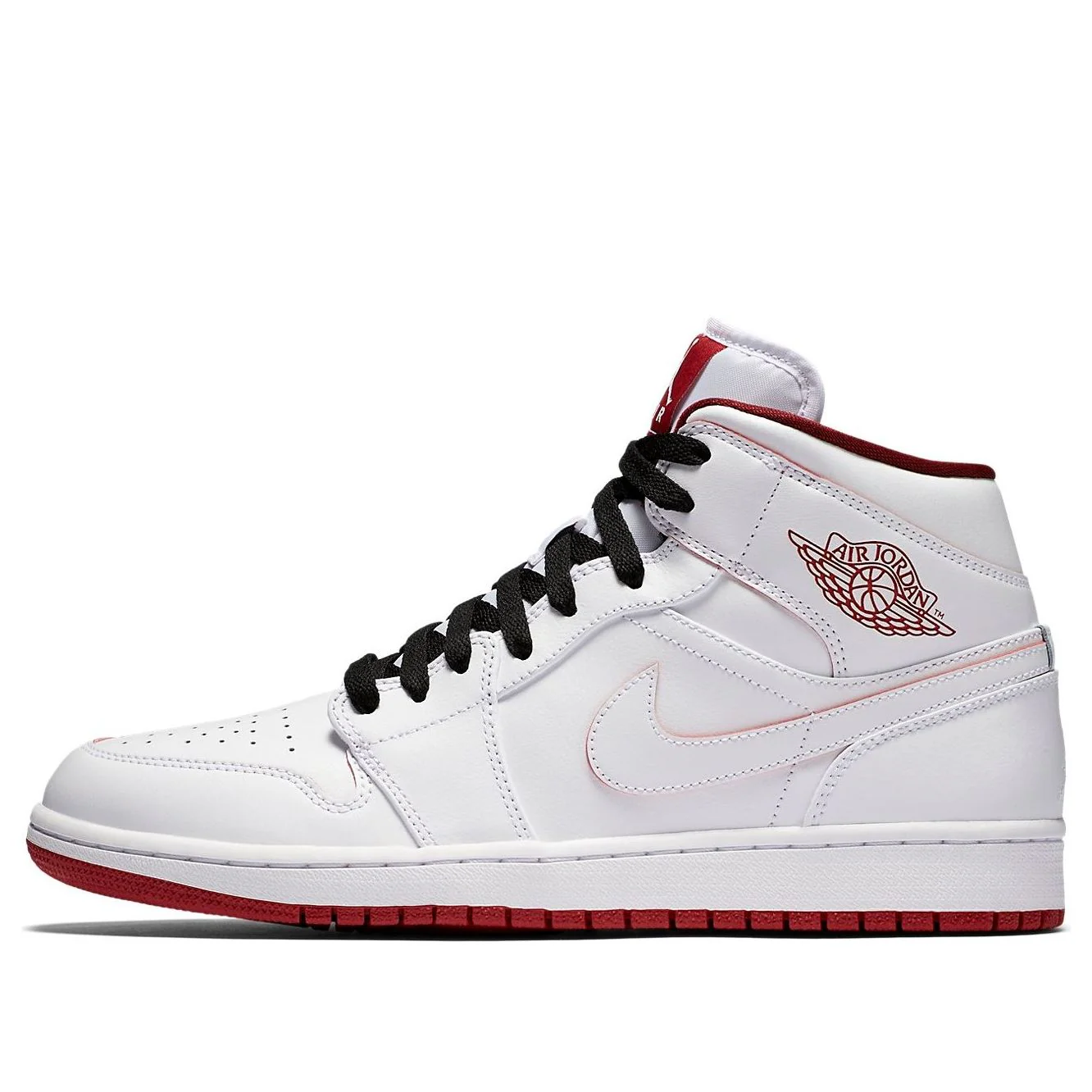 Air Jordan 1 Retro Mid 'White Gym Red'