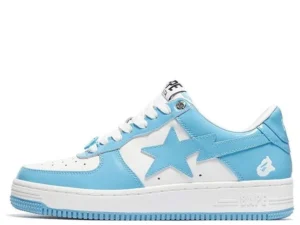 A Bathing Ape Patent Leather ‘White Blue’