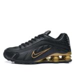 Shox R4 'Black Metallic Gold'