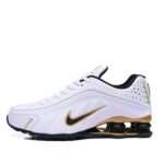 Shox R4 'White Metallic Gold'