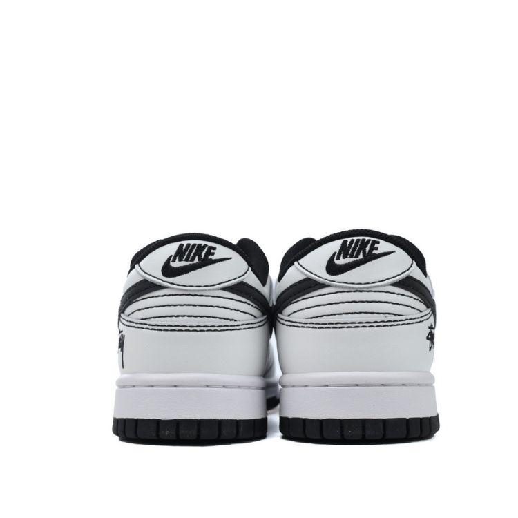 Dunk Low x Stüssy 'White Black' - Imagen 4