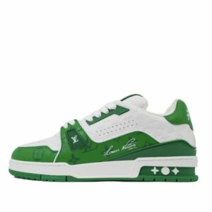 Trainer ‘Green Monogram Denim White’