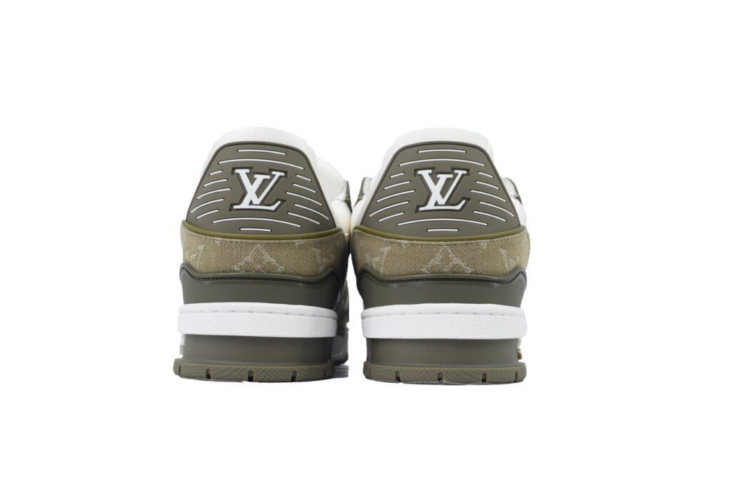 Trainer Sneaker 'Khaki Green Monogram Denim' (foto 4)