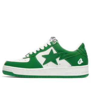 A BATHING APE Bape Sta Patent Leather ‘Green White’
