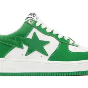 A BATHING APE Bape Sta Patent Leather ‘Green White’