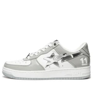 A BATHING APE Bape Sta ‘White Silver Grey’