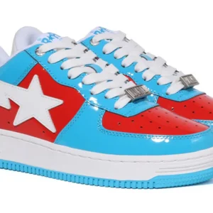 A BATHING APE x Marvel Bape Sta Low ‘Blue Captain America’