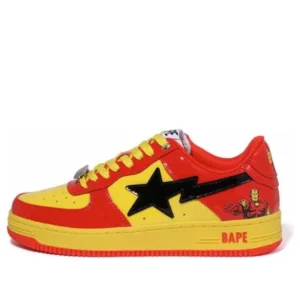 A BATHING APE x Marvel Bape Sta ‘Red Yellow Black’