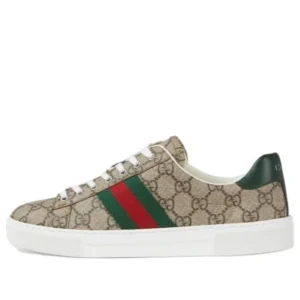 Ace Sneaker With Web ‘Beige Ebony GG Supreme’