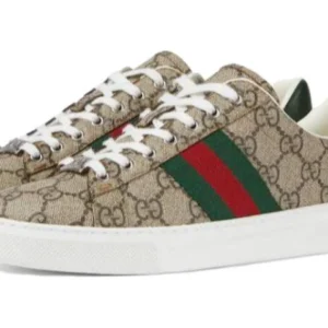 Ace Sneaker With Web ‘Beige Ebony GG Supreme’