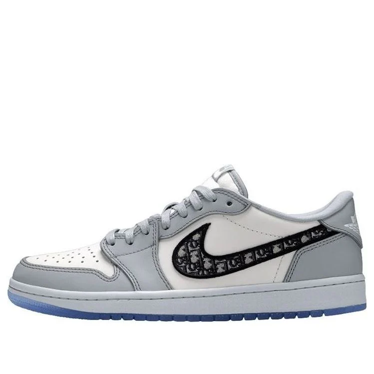Air Jordan 1 Low x Dior 'White Grey'