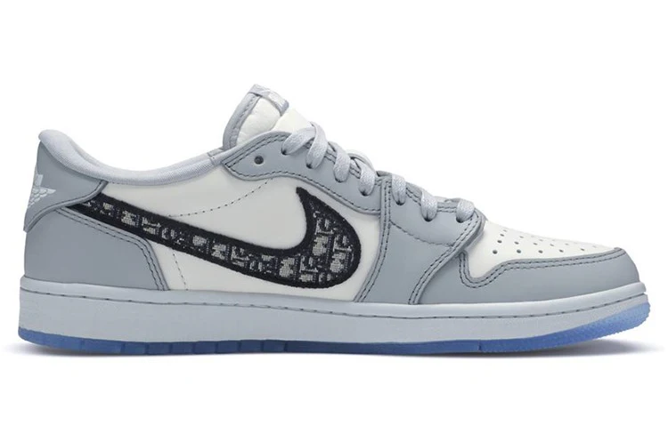 Air Jordan 1 Low x Dior 'White Grey' - Imagen 2