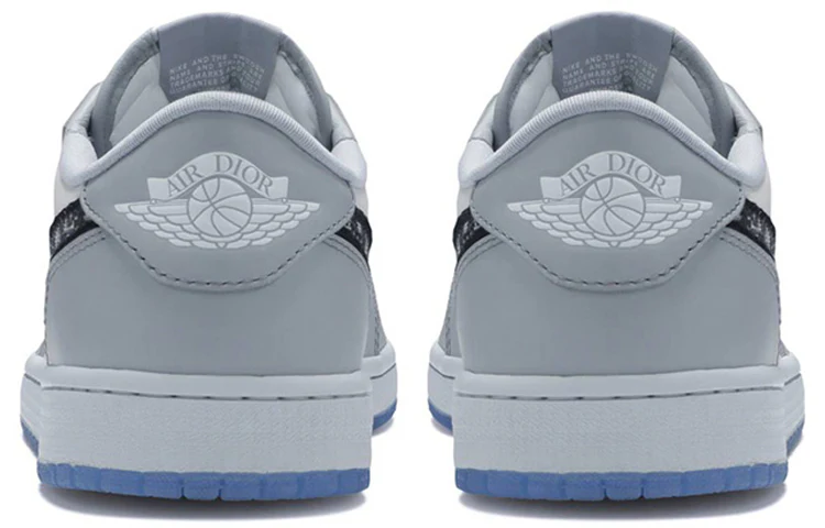 Air Jordan 1 Low x Dior 'White Grey' - Imagen 4