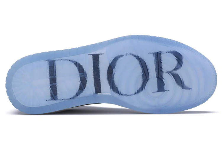 Air Jordan 1 Low x Dior 'White Grey' - Imagen 3