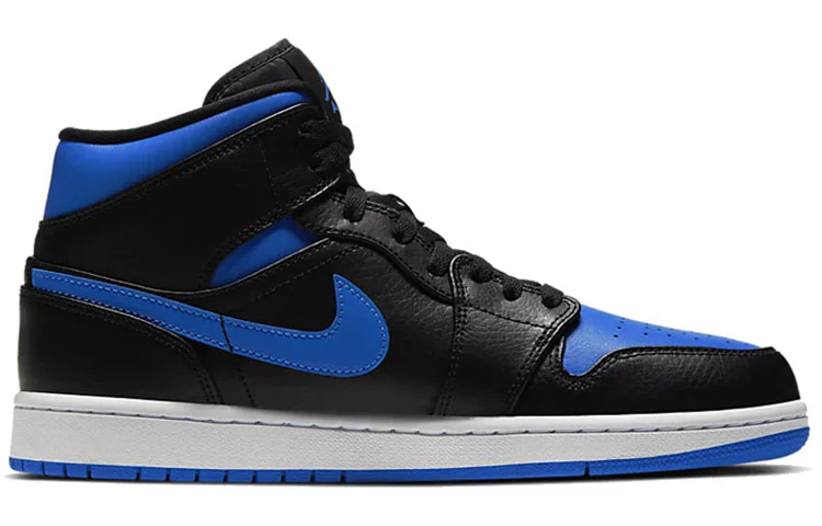 Air Jordan 1 Mid 'Black Hyper Royal' - Imagen 2