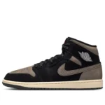 Air Jordan 1 Mid 'Black Olive Grey'