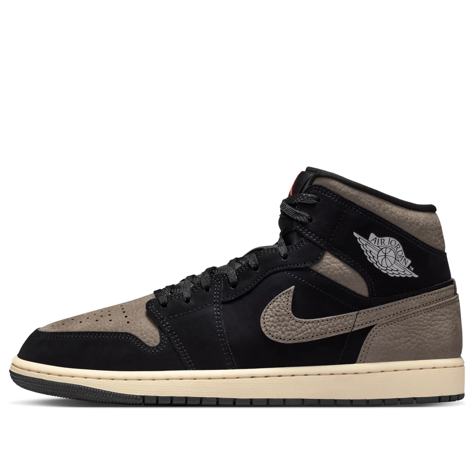 Air Jordan 1 Mid 'Black Olive Grey'