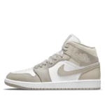 Air Jordan 1 Mid 'College Grey Linen'