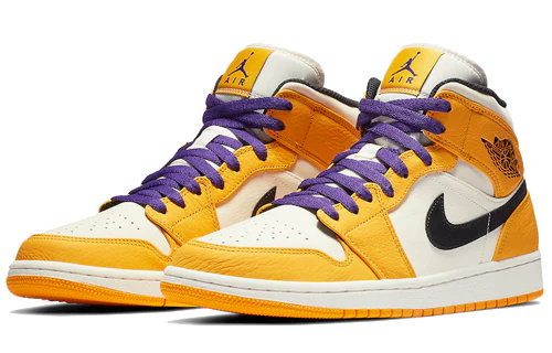 Air Jordan 1 Mid 'Lakers Gold' - Imagen 5
