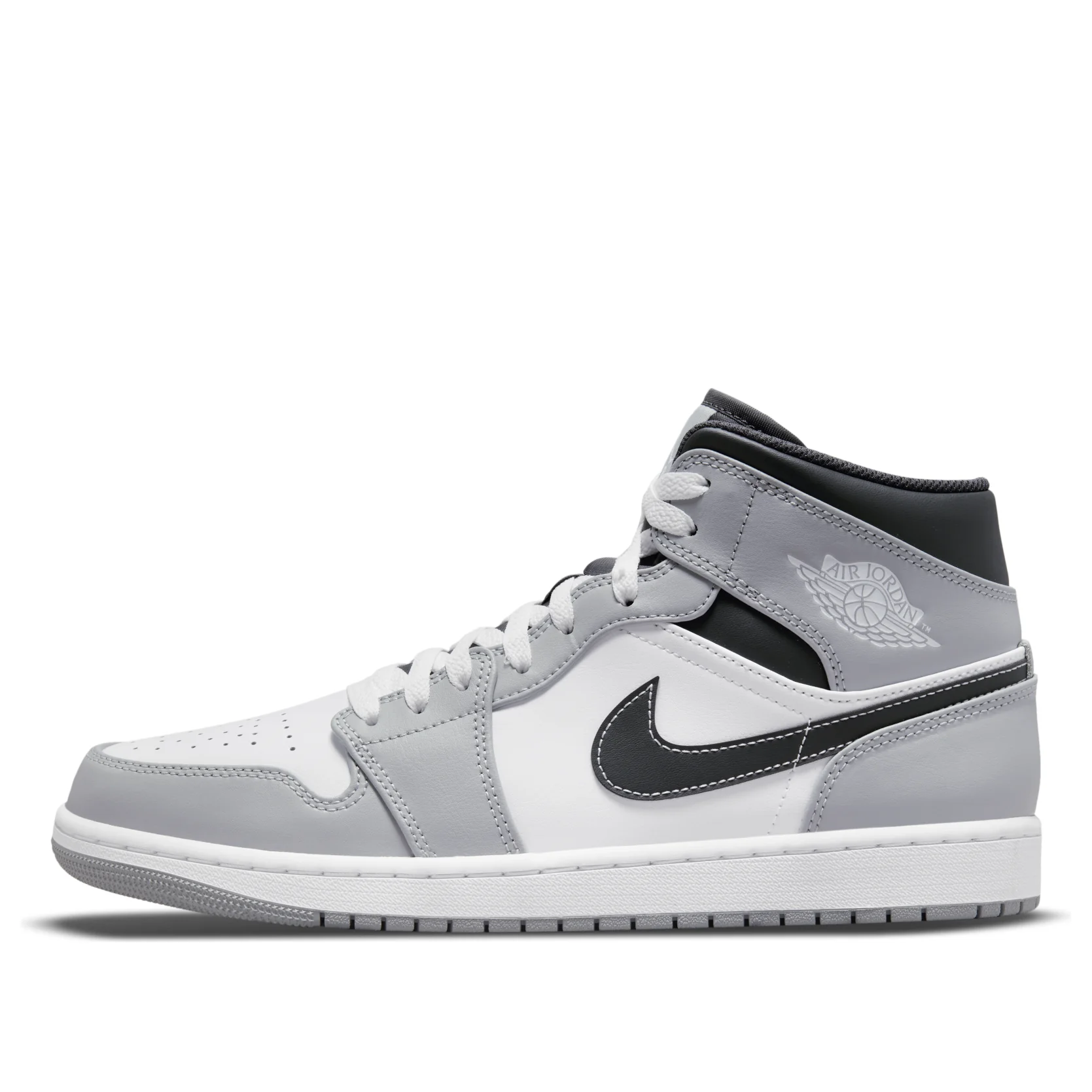 Air Jordan 1 Mid 'Light Smoke Grey'