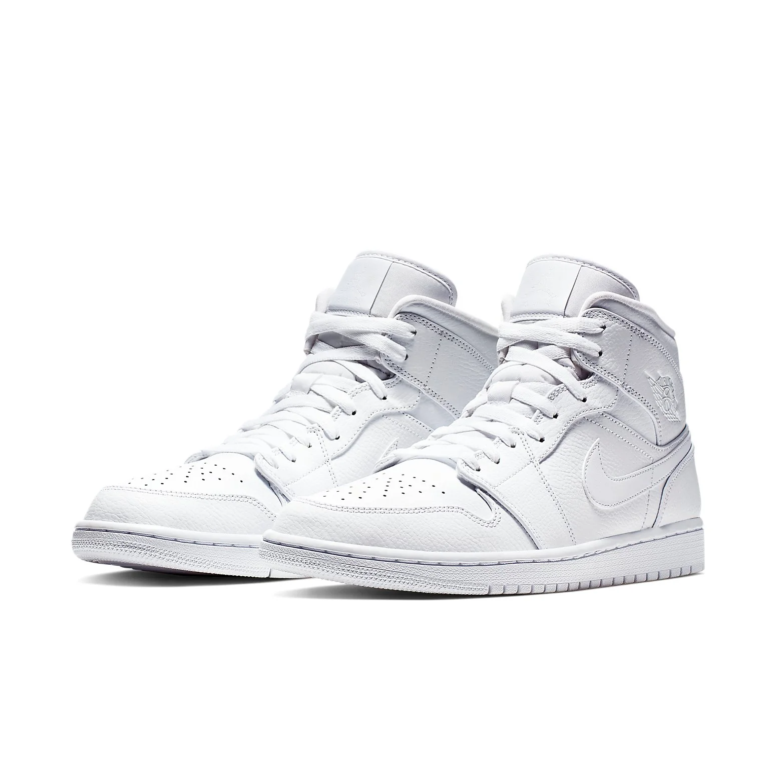 Air Jordan 1 Mid 'Triple White 2019' - Imagen 4