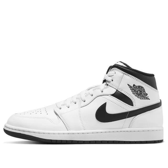 Air Jordan 1 Mid 'White Black'