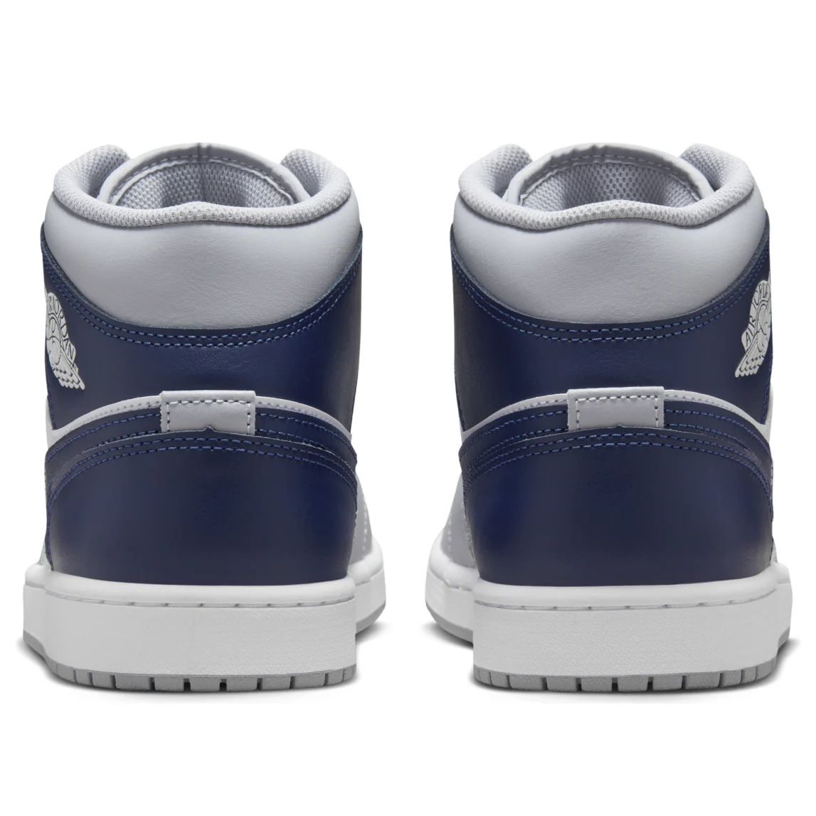 Air Jordan 1 Mid 'Wolf Grey Midnight Navy' - Imagen 4