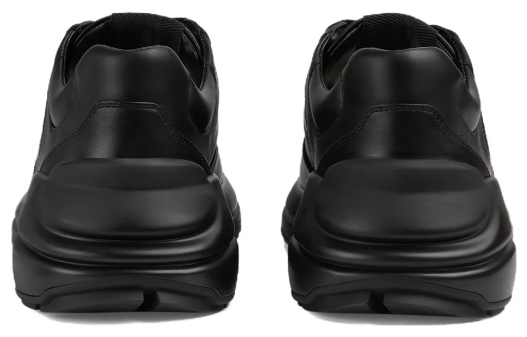Rhyton Leather Sneakers 'Black White' (foto 3)