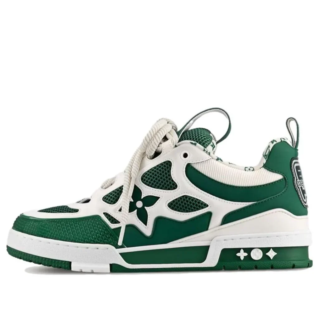 Skate Sneakers 'Green White'