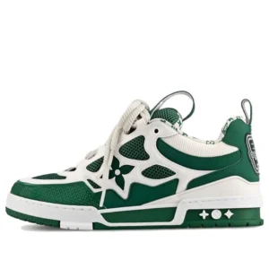 Skate Sneakers ‘Green White’