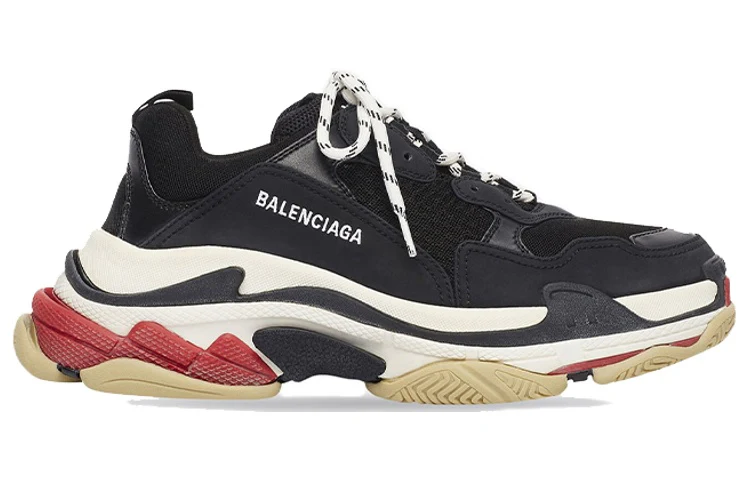 Triple S Sneaker 'Black Red' - Imagen 2