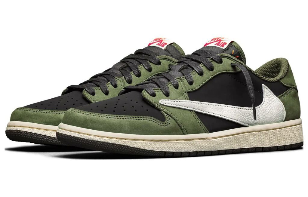 Air Jordan 1 Low OG x Travis Scott 'Olive Green' (foto 2)
