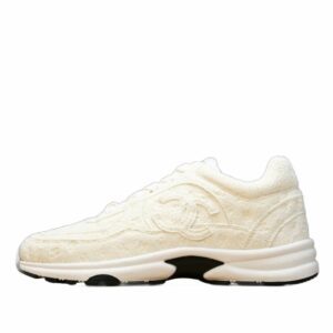 Low-Top Sneaker ‘All White Suede’