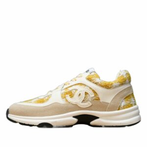 Low-Top Sneaker ‘Yellow Tweed & Beige’