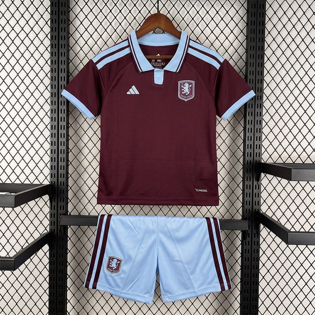 Aston Villa 1º Equipación Conjunto Infantil 26/27