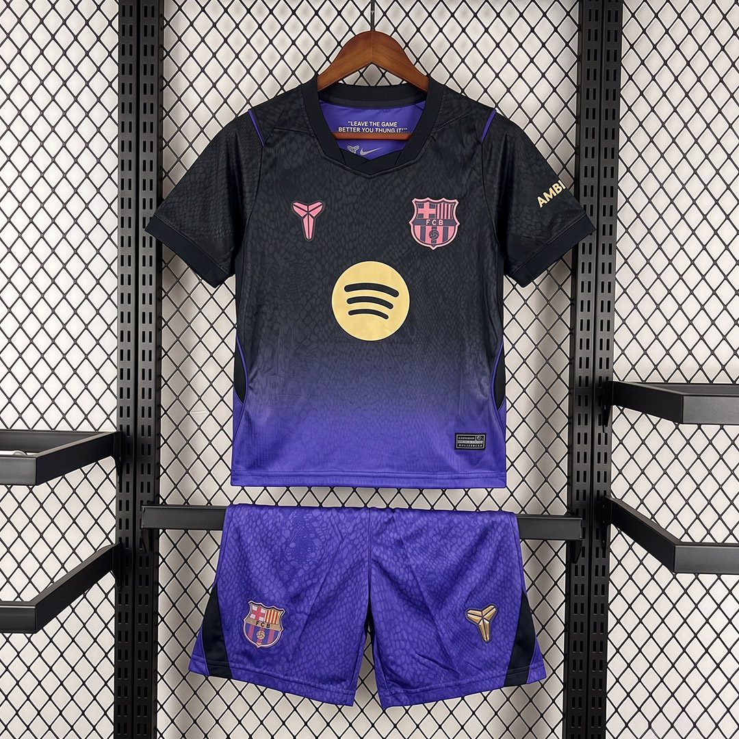 Barcelona 2º Equipación Conjunto Infantil 26/27