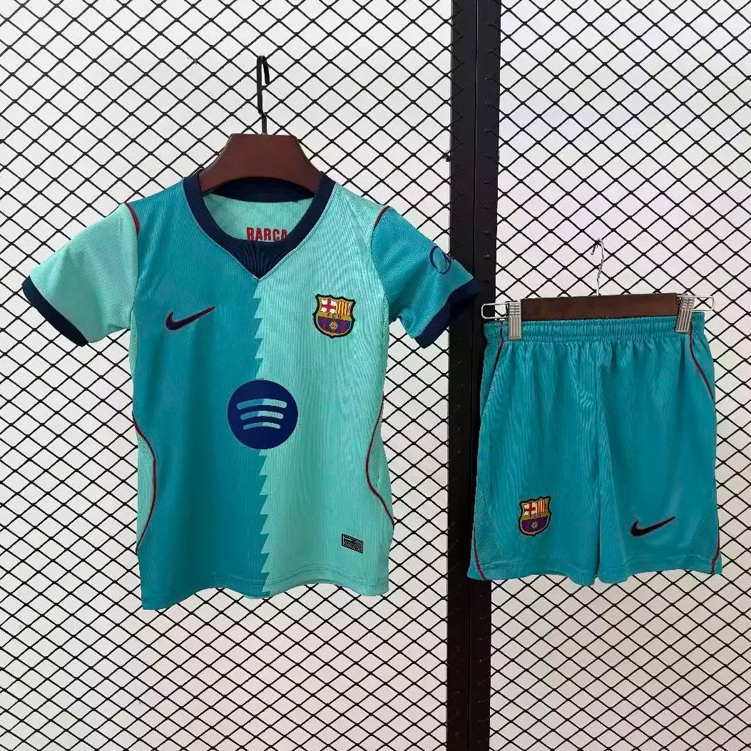 Barcelona 3º Equipación Conjunto Infantil 26/27