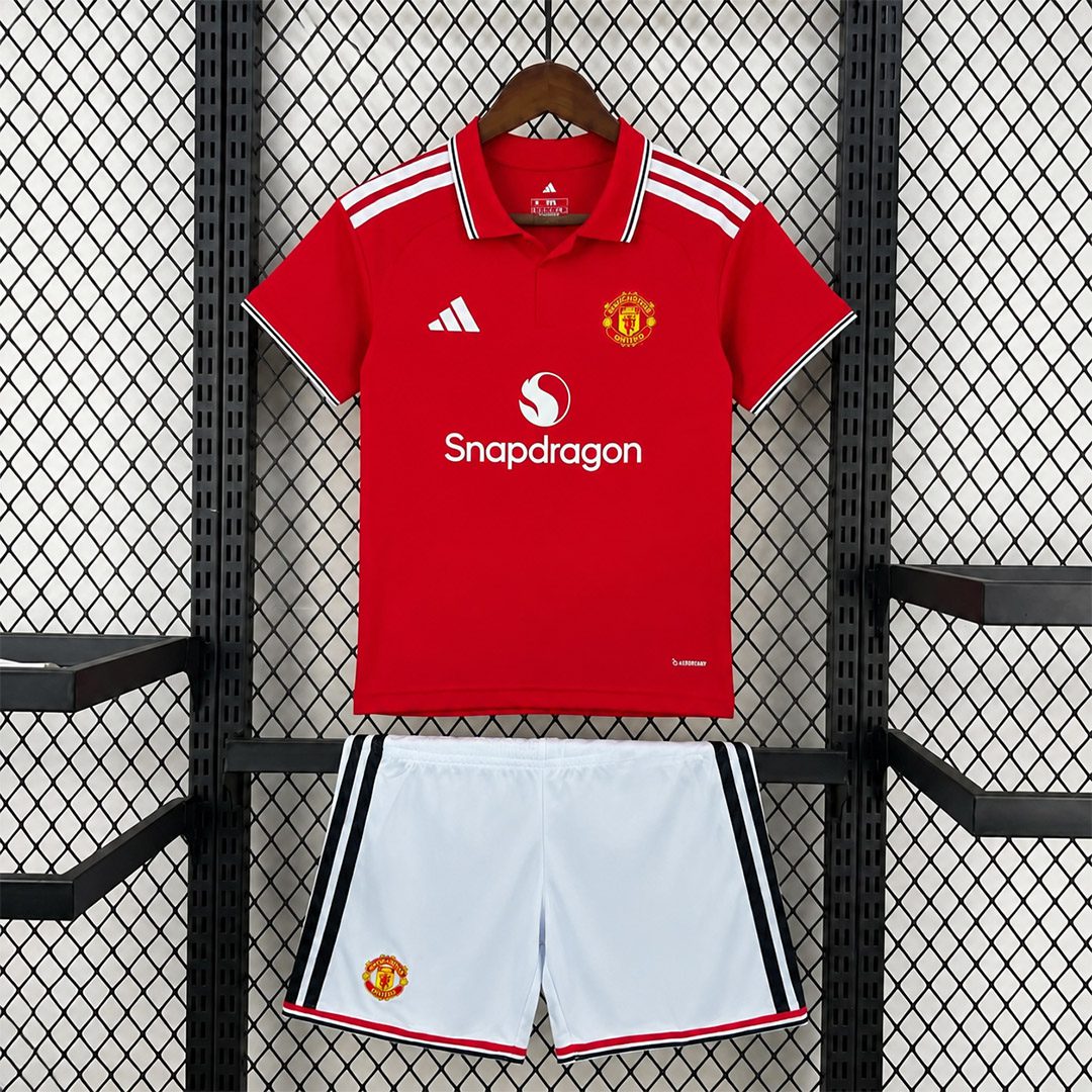 Manchester United 1º Equipación Conjunto Infantil 26/27