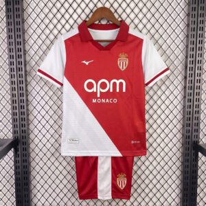 Mónaco 1º Equipación Conjunto Infantil 26/27