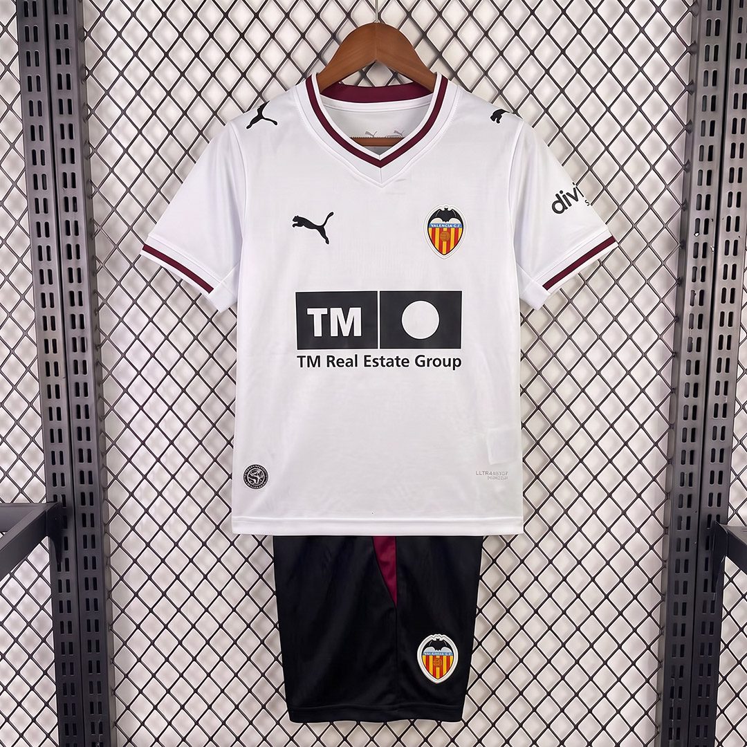 Valencia 1º Equipación Conjunto Infantil 26/27